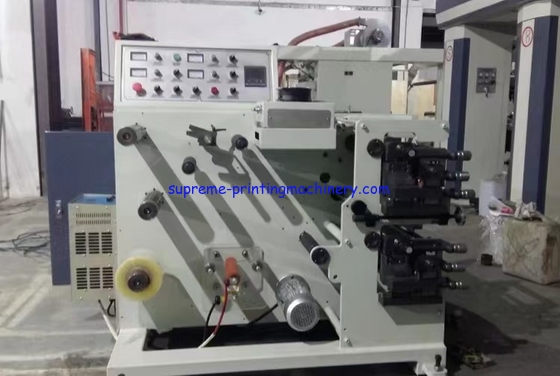 Narrow vertical BOPP SEALING TAPE LABEL DISPOSABLE chopsticks film 2 COLOR FLEXO PRINTING ONLINE WITH SLITTING MACHINE