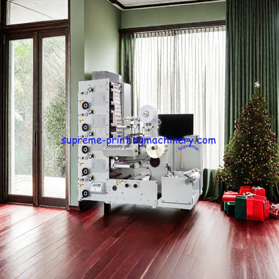 HIGH-PERFORMANCE LABEL FLEXO PRINTING MACHINE RY-L 22MM THICKNESS MANUFACTURER OF LABEL FLEXO PRINTING MACHINE CE SAFETY