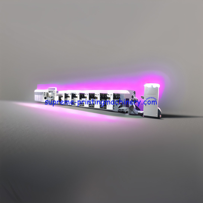 YT-41300 UNIT TYPE FLEXOGRAPHIC PRINTING MACHINE PETAL STRUCTURE BOPP TAPE SPECIAL MATERIAL GUIDE ROLLER CUSTOMIZED