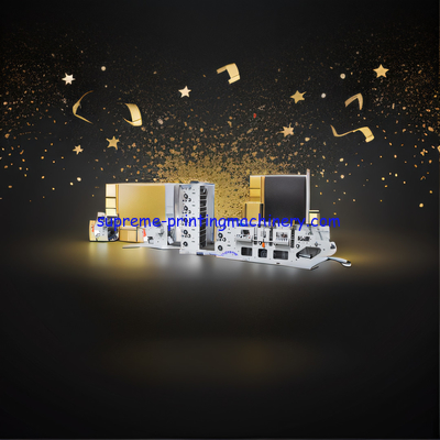 RY6450-L FLEXO PRINTING MACHINE ONE STATION ROTARY DIE CUTTING LAMINATING FILM COLD STAMPING ZHONGXING TENSION CONTROLL