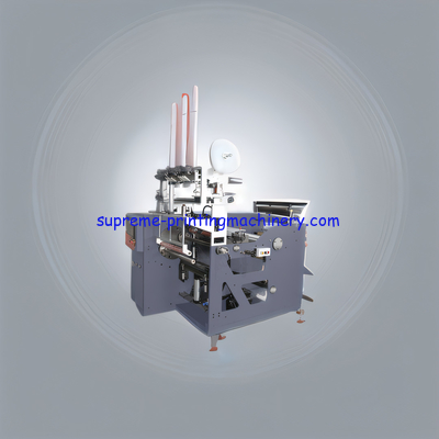 REVOLUTIONARY NO STOP TURRET REWINDING MACHINE WITH PNEUMATIC UNWINDING SLITTING UNIT NARROW WEB LABEL FULL SERVO STABLE