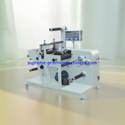 CUSTOMIZED COLOR ROLL TO ROLL PLAIN ROTARY DIE CUTTING MACHINE WITH CONVEYER BELT SYSTEM BLANK LABLE DIECUTTER, ROTARY