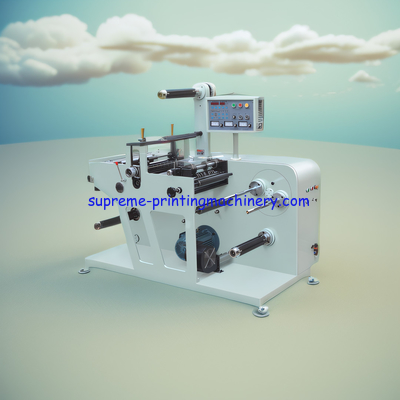 MQ-350Y ROTARY BLANK LABEL DIE CUTING MACHINE WITH SLITTER WITH ONE SET MAGNETIC CYLINDER AND MAGNETIC DIE TURRET TYPE