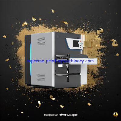 370MM MAX. WEB WIDTH STABLE 4 SPINDLES AUTOMATIC NON-STOP REWINDING MACHINE CONNECT WITH BLANK LABEL DIE CUTTING MACHINE