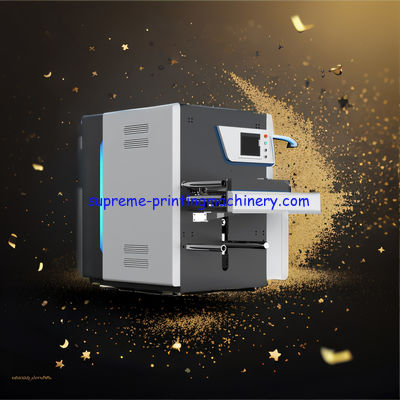 370MM MAX. WEB WIDTH STABLE 4 SPINDLES AUTOMATIC NON-STOP REWINDING MACHINE CONNECT WITH BLANK LABEL DIE CUTTING MACHINE