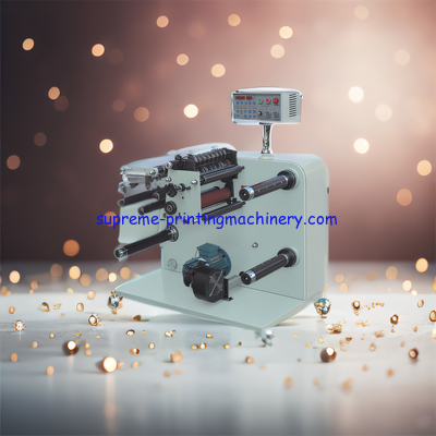 HIGH SPEED 320 AUTOMATIC LABEL SLITTING MACHINE WITH MAX MATERIAL FEEDING WIDTH 350MM CE CERTIFICATED SAFETY FOR EURO