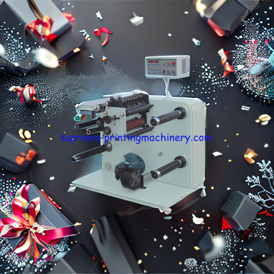 ADHESIVE LABEL PAPER PROCESS MACHINERY WITH FQ350F HIGH VOLTAGE 1 YEAR SLITTING MACHINE AUTOMATIC SYSTEM NARROW MATERIAL