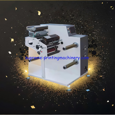 HIGH SPEED SLITTING MACHINE FOR THICKER FILM LABELS ALUMINUM FOIL AND COATED MATERIALS HIGH END MARKET PLC EPC TURRET