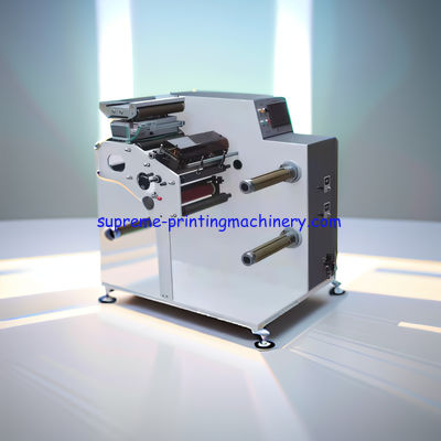 MINI SLIT WIDTH 16MM FQ-320/450 HIGH SPEED LABEL SLITTER MACHINE NARROW SCOPE PAPER WITH TURRET REWINDING 2 PIECES