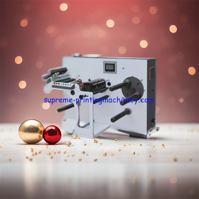 COMPACT HIGH SPEED SLITTING MACHINE MINI SLIT WIDTH 16MM MAX REWINDING DIAMETER 500MM FULL SERVO DRIVEN SYSTEM PLC EPC