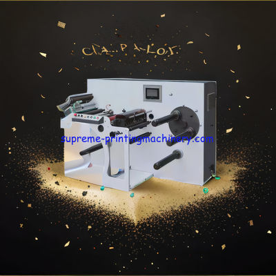 RELIABLE AND DURABLE ADHESIVE LABEL PAPER PROCESS MACHINERY - SLITTING SPEED 350M/MIN HIGH SPEED SLITTING AND TURRET