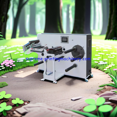 ADHESIVE LABEL PAPER PROCESS MACHINERY AIR SUPPLY 0.8MPA MAX REWINDING DIAMETER 500MM HIGH SPEED LABEL SLITTING REWINDER