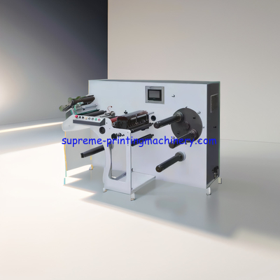 HIGH-SPEED SLITTING MACHINE FOR THICKER FILM LABELS ALUMINUM FOIL AND COATED MATERIALS WITH TURRET REWINDING LABEL PAPER