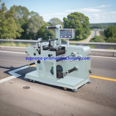BLANK THERMAL BOND CASH REGISTER FAX POS ATM PAPER AND OTHER SMALL RIBBON ROLL ROTARY DIE CUTING MACHINE TURRET SLITTER