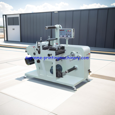 MQ320-Y ROTARY BLANK LABEL DIE CUTING MACHINE WITH SLITTER PRICE INCLUDING ONE SET MAGNETIC CYLINDER TURRET REWINDING