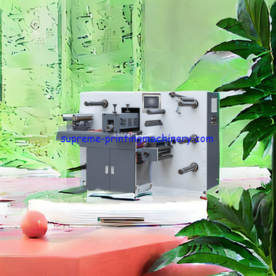 HIGH CAPACITY 15KW ADHESIVE LABEL PAPER PROCESS MACHINERY UNWINDING MAX DIAMETER 600MM INTERMITTENT SEMI ROTARY DIE-CUT