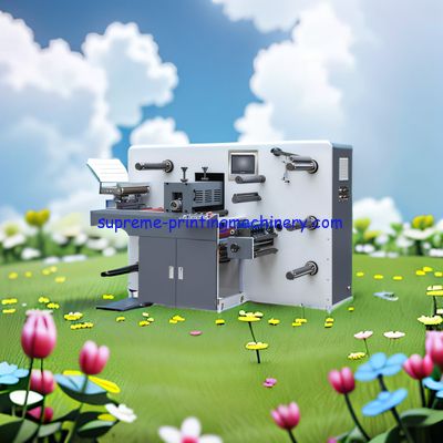 MAX SPEED 120M/MIN MQ-YIIE ADHESIVE LABEL PAPER PROCESS MACHINERY MOQ 1 SET INTERMITTENT SEMI ROTARY DIE-CUTTING MACHINE
