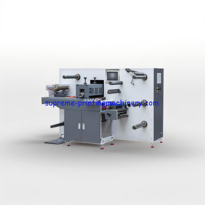 480MM DIE CUTTING LENGTH FULL SERVO INTERMITTENT ROTARY DIE CUTTING MACHINE OF 1 YEAR WITH SLITTING AND TURRET FUNCTION