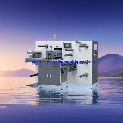 SEMI ROTARY DIE CUTTING MACHINE 650MM MAX UNWINDING DIAMETER 120M/MIN SLITTING SPEED INTERMITTENT DIE CUTTING MACHINERY
