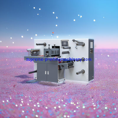 550MM DIE CUTTING LENGTH ADHESIVE LABEL PAPER PROCESS MACHINERY 120M/MIN SLITTING SPEED SEMI-ROTARY DIE CUTTING MACHINE