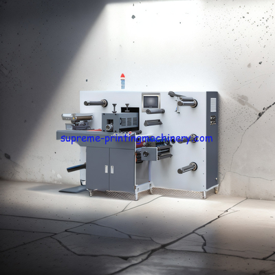 MQ-350YII Semi-rotary die cutting & slitting machine motion control system register sensor blank pre-printed labels