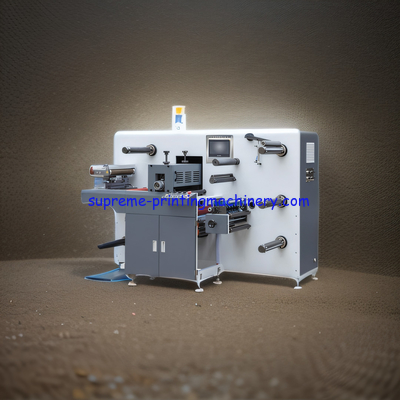 MQ-350YII SEMI-ROTARY INTERMITTENT DIE CUTTING WITH CONVEYOR FOR IML LABEL IN-MOLD-LABELS PRINTED BLANK COLOR TRACKING