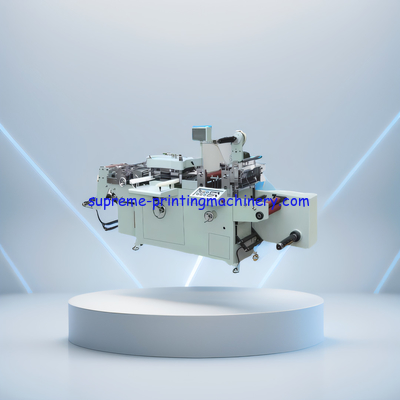 Lable MAX MATERIAL FEEDING WIDTH OF 350MM FOR HIGH-SPEED PRECISION DIE CUTTING APPLICATIONS FLATBED DIE CUTTING MACHINE