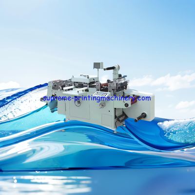 MAX SPEED 300TIME/MIN ADHESIVE LABEL PAPER PROCESS MACHINERY MIDDLE HIGH-SPEED FLATBED MACHINE HOT STAMP LAMINATING film
