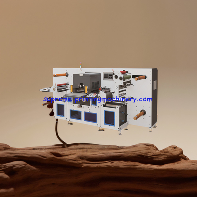 MAX REWINDING DIAMETER 800MM ADHESIVE LABEL PAPER PROCESS MACHINERY ADHESIVE LABEL DIE-CUTTING MACHINE HIGH SPEED ROLL