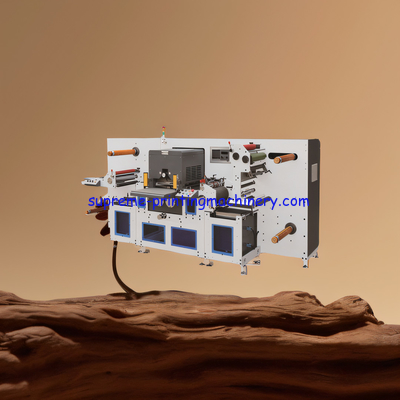MAX REWINDING DIAMETER 800MM ADHESIVE LABEL PAPER PROCESS MACHINERY ADHESIVE LABEL DIE-CUTTING MACHINE HIGH SPEED ROLL
