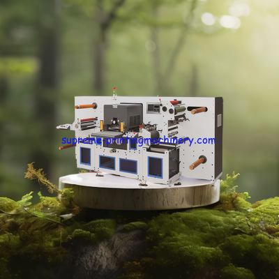 MQ-350G 24000 time High Speed Die Cutting Machine flat bed structure servo system adhesive label PLC motion controller