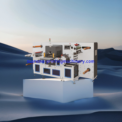 DIE CUTTING SIZE 350MM*350MM ADHESIVE LABEL PAPER PROCESS MACHINERY DIE CUTTING MACHINES CE HOT STAMPING HOLE PUNCHING