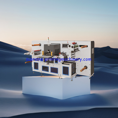 DIE CUTTING SIZE 350MM*350MM ADHESIVE LABEL PAPER PROCESS MACHINERY DIE CUTTING MACHINES CE HOT STAMPING HOLE PUNCHING