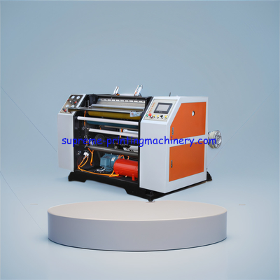 Auto PLC 0.5inch Rewinding Slitter And Rewinder Machinery Thermal/Bond/Cash Register/Fax/POS/ATM Paper Small Ribbon Roll