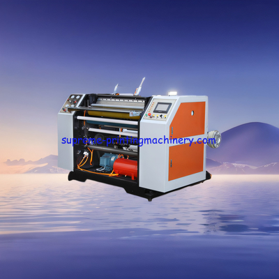 THERMAL BOND CASH REGISTER FAX POS ATM PAPER AND OTHER SMALL RIBBON ROLL AUTOMATIC PLC SLITTING AND REWINDING MACHINERY