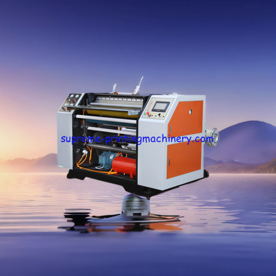 THERMAL BOND CASH REGISTER FAX POS ATM PAPER AND OTHER SMALL RIBBON ROLL AUTOMATIC PLC SLITTING AND REWINDING MACHINERY