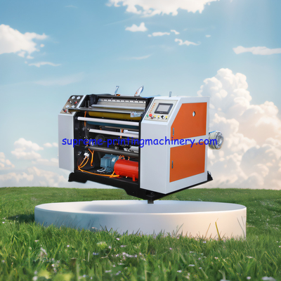 THERMAL BOND CASH REGISTER FAX POS ATM PAPER AND OTHER SMALL RIBBON ROLL AUTOMATIC PLC SLITTING AND REWINDING MACHINERY