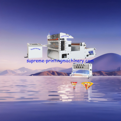 MQ850/940 PAPER CUP FAN FORMING DIE CUTTING MACHINE UNPRINTED BLANK OR PRINTED