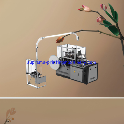 ZWJ-185 OPEN CAM ULTRASONIC SOUP SALAD PAPER BIG BOWL MACHINE 30-80OZ 60PC/MIN 170~450GSM SINGLE DOUBLE PE COATED PAPER