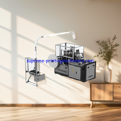 ZWJ-185 OPEN CAM ULTRASONIC SOUP SALAD PAPER BIG BOWL MACHINE 30-80OZ 60PC/MIN 170~450GSM SINGLE DOUBLE PE COATED PAPER