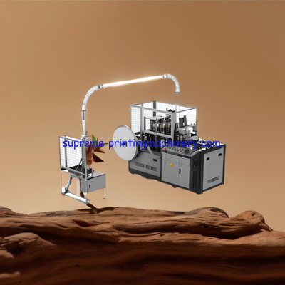 ZWJ-185 OPEN CAM ULTRASONIC SOUP SALAD PAPER BIG BOWL MACHINE 30-80OZ 60PC/MIN 170~450GSM SINGLE DOUBLE PE COATED PAPER