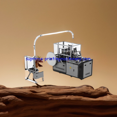 ZWJ-185 OPEN CAM ULTRASONIC SOUP SALAD PAPER BIG BOWL MACHINE 30-80OZ 60PC/MIN 170~450GSM SINGLE DOUBLE PE COATED PAPER