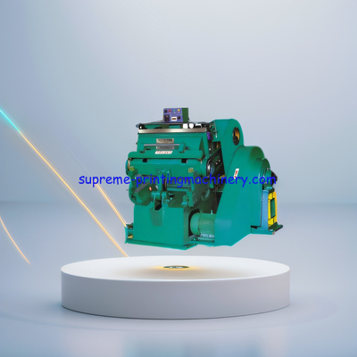 YHJ-750 DIE CUTTING AND CREASING MACHINE HOT STAMPING CORRUGATED BOARD PLASTIC AND LEATHER PAPER CUP FAN CARDBOARD PE