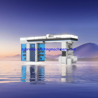 CI flexo printing machine Water based Solvent ink Center drum PE NY PP PET PVC OPP BOPP Water Label Shrink film Paper