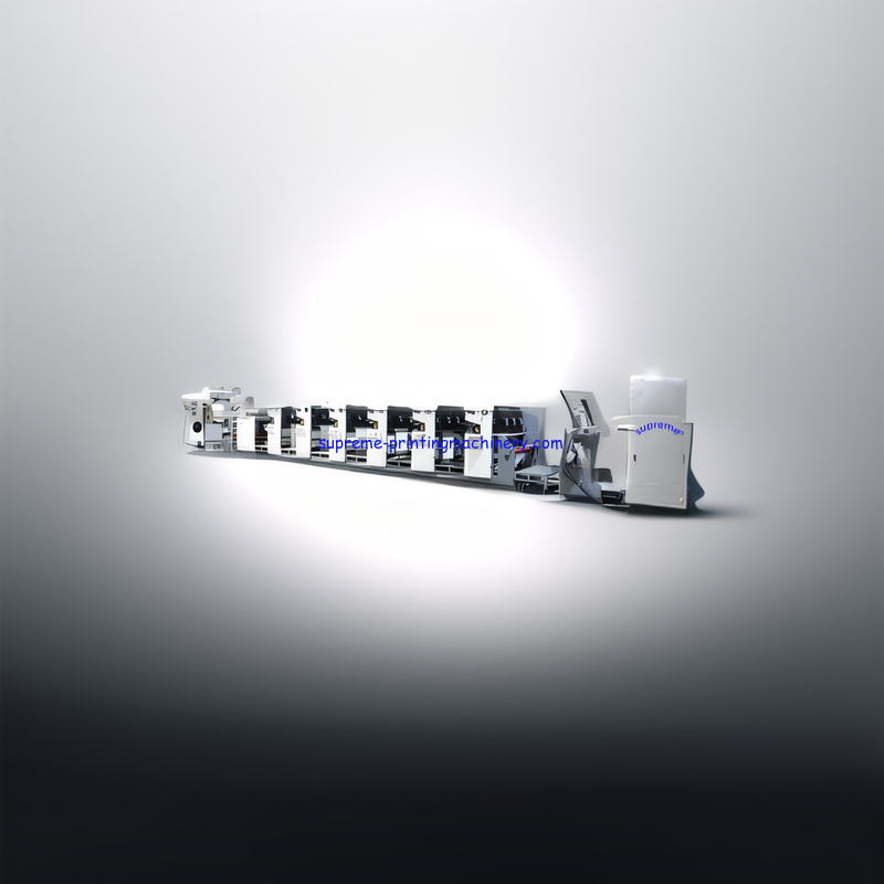 THERMAL BOND CASH REGISTER FAX POS ATM PAPER AND OTHER SMALL RIBBON ROLL AUTOMATIC PETAL HORIZONTAL FLEXO PRESS MACHINE