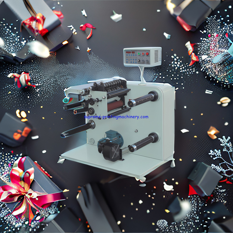 ADHESIVE LABEL PAPER PROCESS MACHINERY WITH FQ350F HIGH VOLTAGE 1 YEAR SLITTING MACHINE AUTOMATIC SYSTEM NARROW MATERIAL