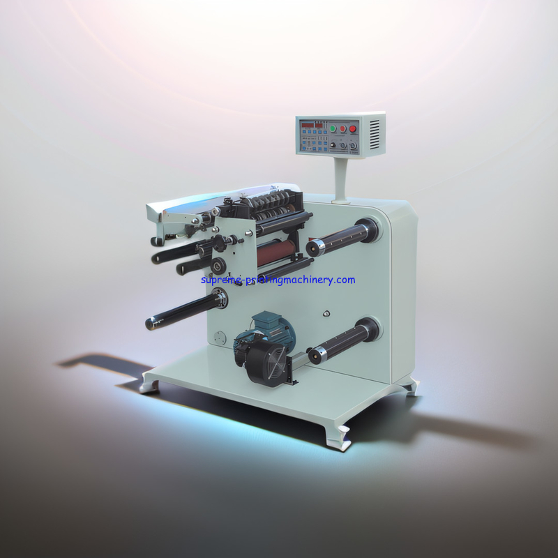 380V/220V ADHESIVE LABEL PAPER PROCESS MACHINERY FQ350F UNWINDING MAX DIAMETER 500MM NARROW PAPER SLITTING MACHINERY CE