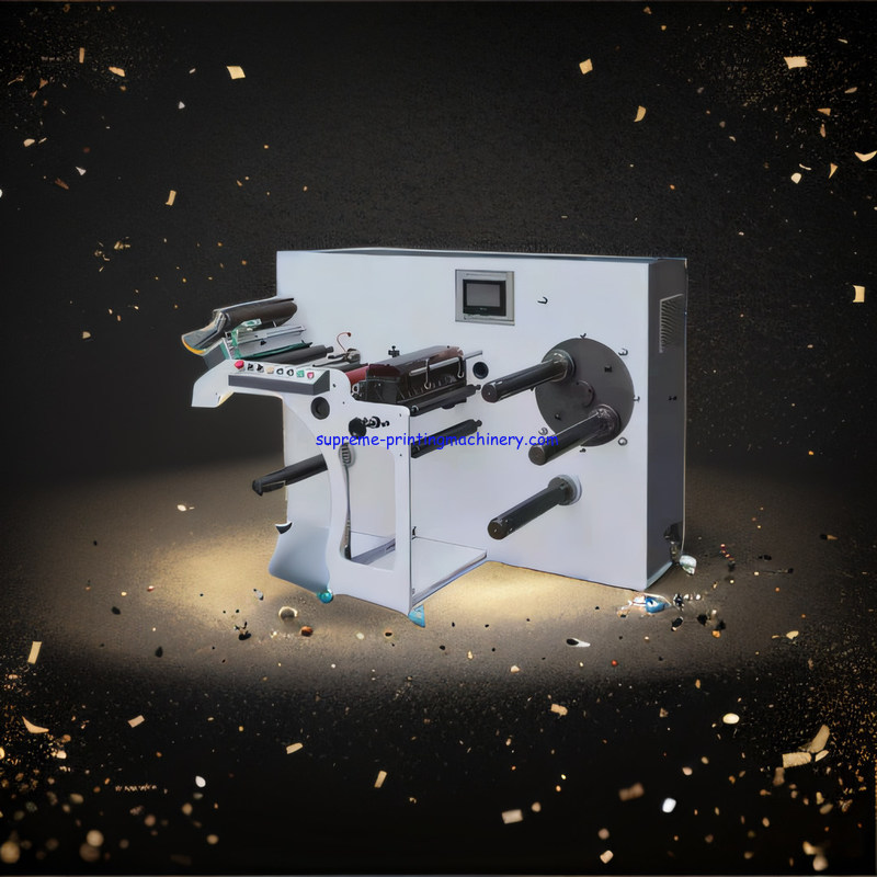 RELIABLE AND DURABLE ADHESIVE LABEL PAPER PROCESS MACHINERY - SLITTING SPEED 350M/MIN HIGH SPEED SLITTING AND TURRET