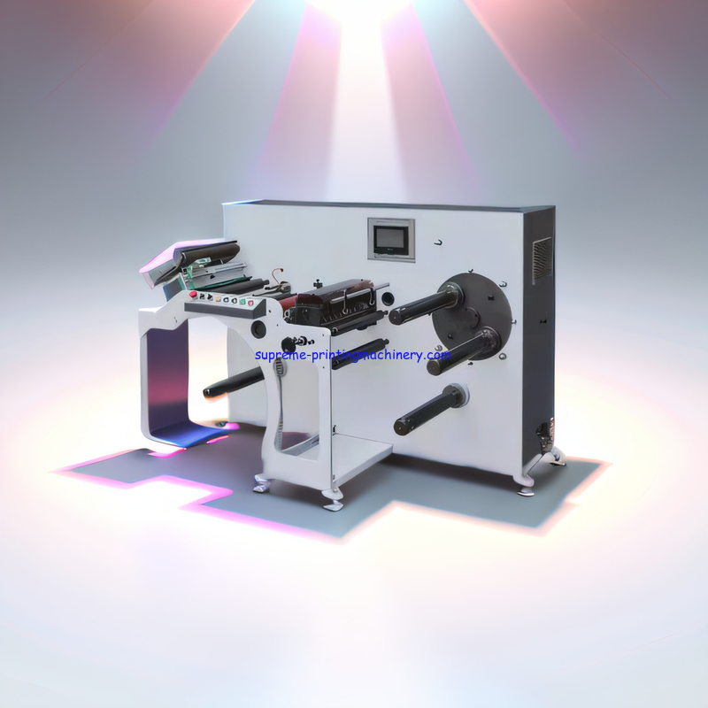 ADHESIVE LABEL PAPER PROCESS MACHINERY WITH MINI SLIT WIDTH 16MM VOLTAGE 380V/220V HIGH SPEED SLITTING MACHINERY REWIND