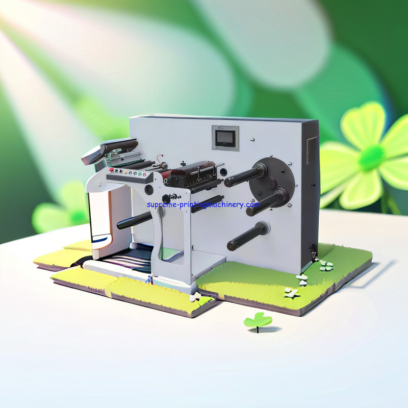 ADHESIVE LABEL PAPER PROCESS MACHINERY AIR SUPPLY 0.8MPA MAX REWINDING DIAMETER 500MM HIGH SPEED LABEL SLITTING REWINDER